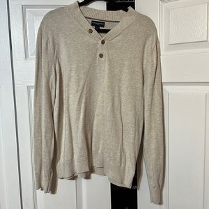 Banana replying men’s button up sweater size medium